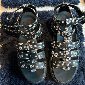 Floral Strappy Sandals